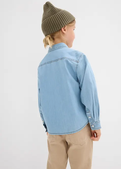 Džínová košile z čisté organické bavlny, bonprix