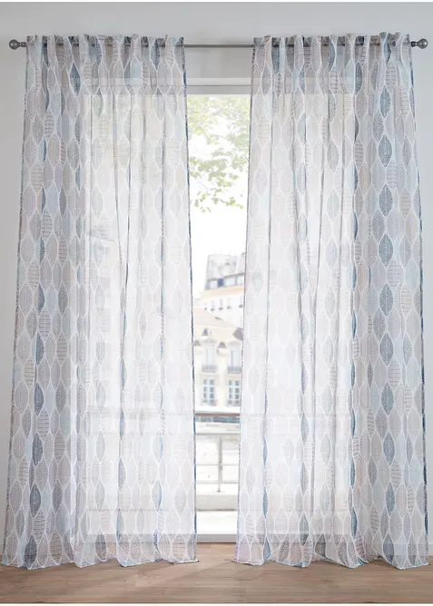 Záclona s recyklovaným polyesterem (1 ks), bonprix