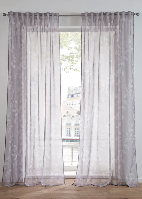 Záclona s recyklovaným polyesterem (1 ks), bonprix