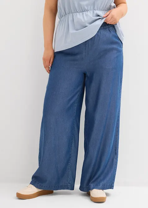 Kalhoty Marlene ze splývavého lyocellu, bonprix