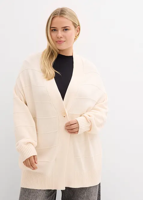 Dlouh&yacute; pleten&yacute; kab&aacute;tek, bonprix