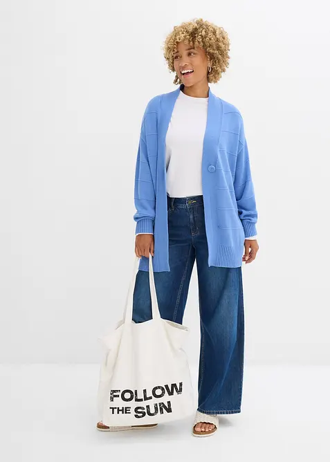 Dlouhý pletený kabátek, bonprix