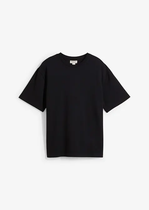 Tričko z těžkého strukturovaného žerzeje, Loose Fit, bonprix