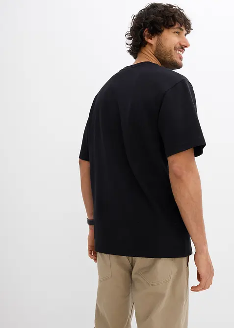 Tričko z těžkého strukturovaného žerzeje, Loose Fit, bonprix