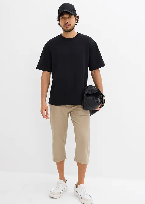 Tričko z těžkého strukturovaného žerzeje, Loose Fit, bonprix