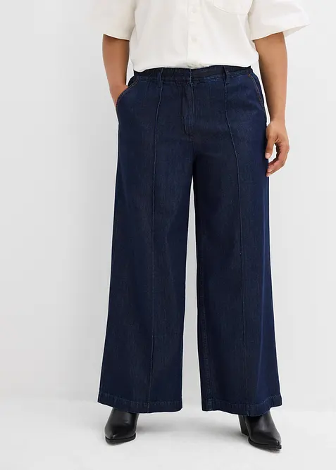 Džíny Wide Leg, High Waist, Super Soft, bonprix
