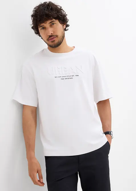 Tričko s 3D potiskem, z čisté organické bavlny, Loose Fit, bonprix