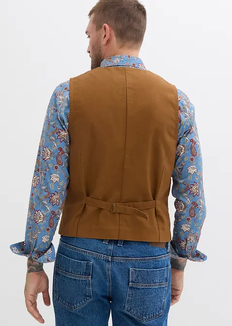 Vesta z bavlněného plátna, bonprix