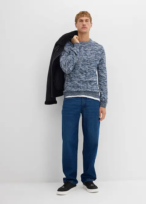 Svetr z hrub&eacute; pleteniny, s bavlnou, bonprix