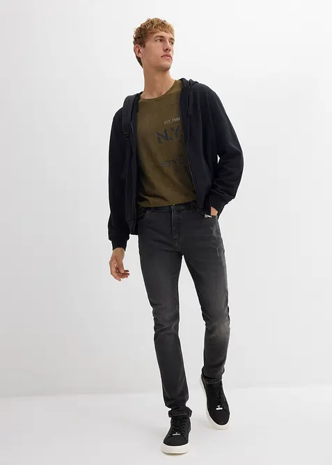 Strečové džíny Slim Fit, Straight, bonprix