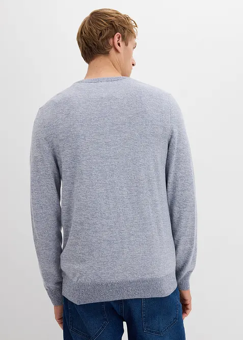 Svetr z jemného úpletu s čistou bavlnou, bonprix