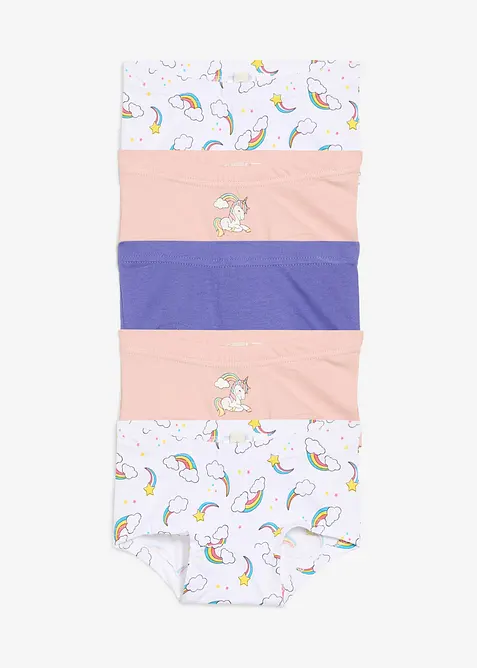 Boxerky s měkkou organickou bavlnou (5 ks v balení), bonprix