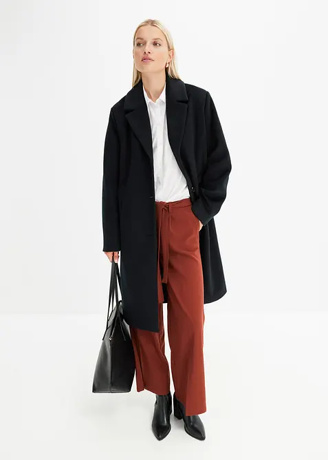 Kr&aacute;tk&yacute; kab&aacute;t ve vlněn&eacute;m vzhledu, bonprix