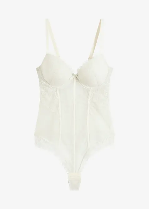 Body s tangy a pružnou krajkou, bonprix