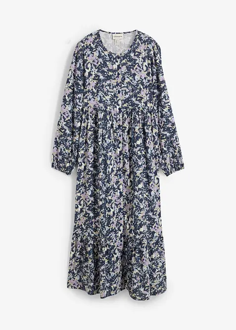 Halenkové šaty ze splývavé viskózy, bonprix