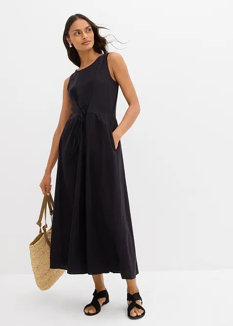 Dlouh&eacute; &scaron;aty z lehk&eacute; směsi lnu a visk&oacute;zy, bonprix