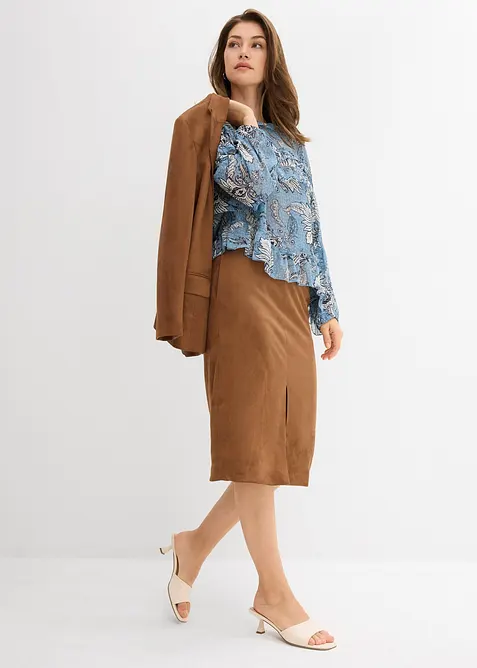 Šifónová halenka s volánky, bonprix