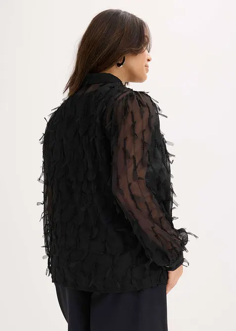 Halenka s roztřepen&yacute;mi detaily, bonprix