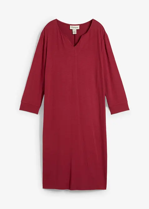 Úpletové šaty ze splývavé viskózy, bonprix