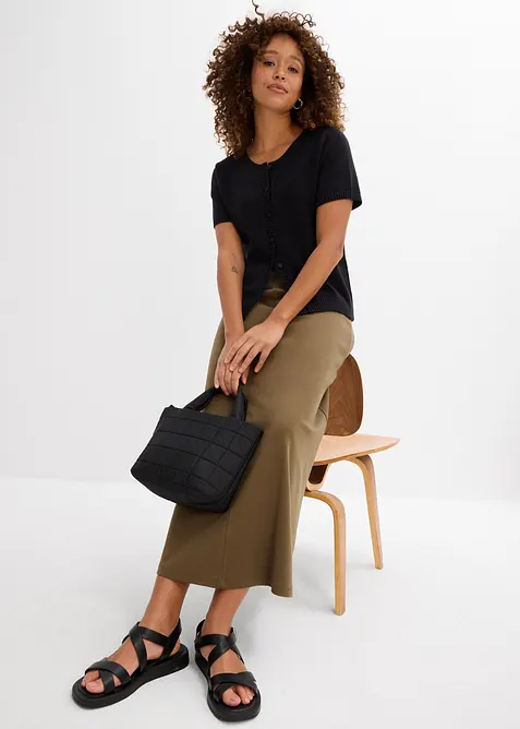 Pleten&yacute; kab&aacute;tek s kr&aacute;tk&yacute;m ruk&aacute;vem, bonprix