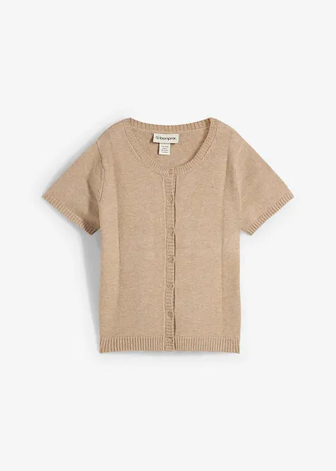 Pletený kabátek s krátkým rukávem, bonprix