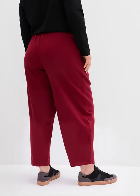 Tepl&aacute;kov&eacute; kalhoty typu Barrel z čist&eacute; organick&eacute; bavlny, bonprix