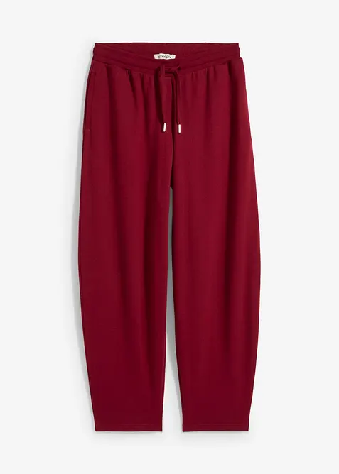 Tepl&aacute;kov&eacute; kalhoty typu Barrel z čist&eacute; organick&eacute; bavlny, bonprix