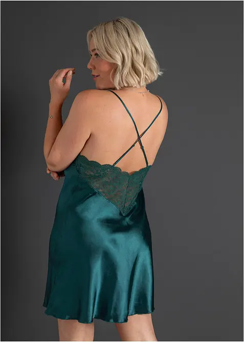 Saténové negližé, bonprix