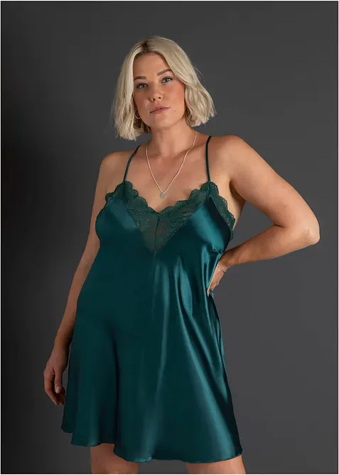 Saténové negližé, bonprix