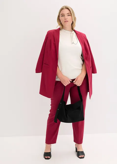 Kalhoty bez zapínání, s puky, bonprix