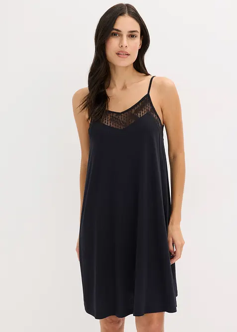 Kr&aacute;tk&aacute; nočn&iacute; ko&scaron;ile z měkk&eacute; směsi s modalem, bonprix