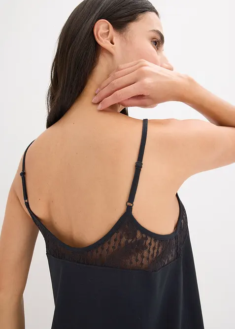 Krátká noční košile z měkké směsi s modalem, bonprix