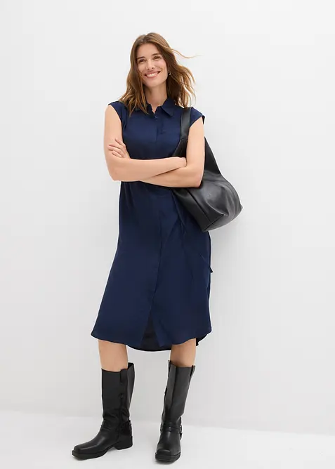 Halenkové šaty z měkké viskózy, bonprix