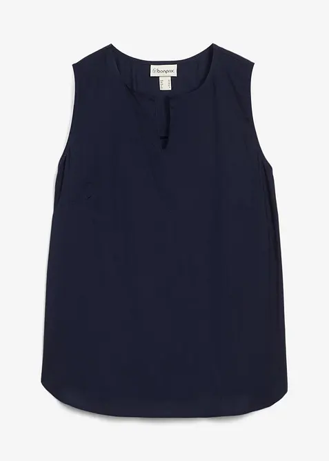 Halenkový top z měkké viskózy, bonprix