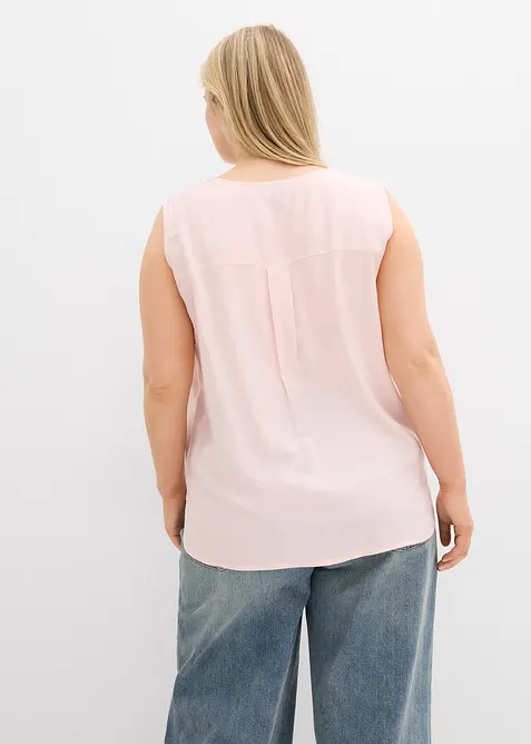 Halenkový top z měkké viskózy, bonprix