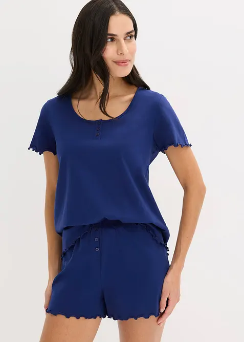 Krátké pyžamo s knoflíkovou lištou, bonprix