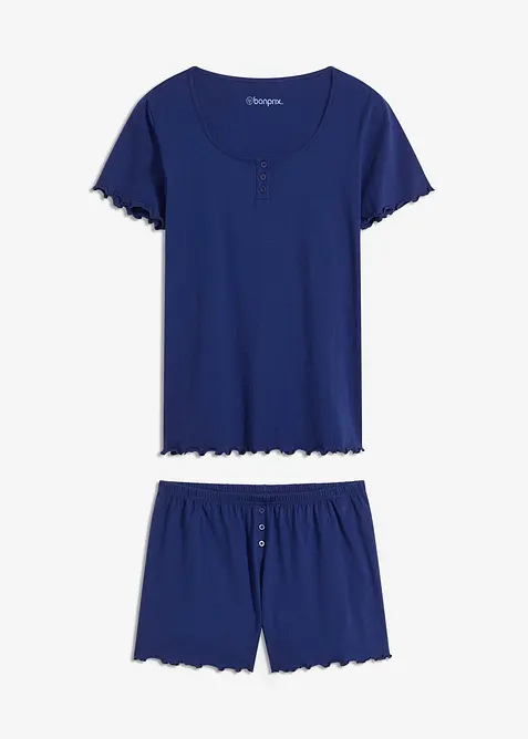 Krátké pyžamo s knoflíkovou lištou, bonprix