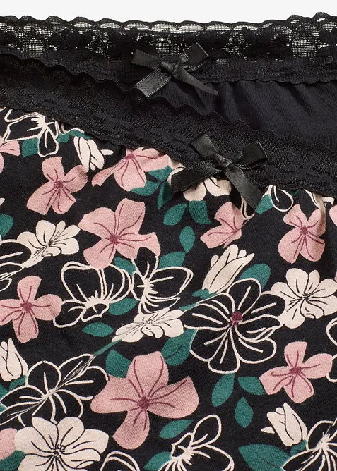 Vysoké kalhotky s organickou bavlnou (4 ks v balení), bonprix