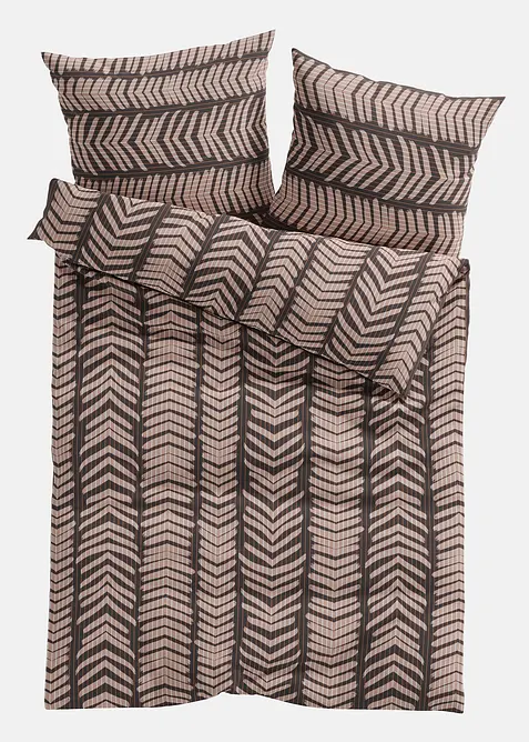 Souprava povlečení s grafickým vzorem, bonprix