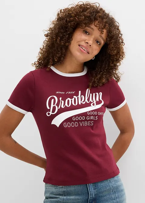 Tričko z čisté organické bavlny, bonprix