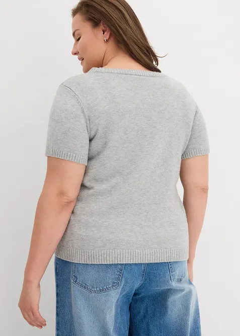 Svetr s krátkým rukávem, bonprix