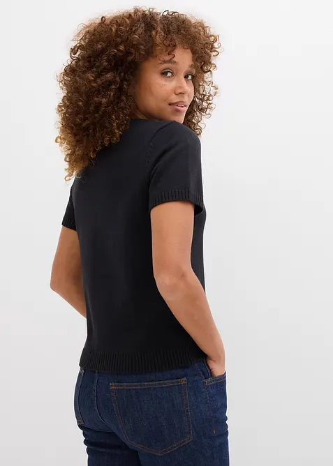 Svetr s krátkým rukávem, bonprix