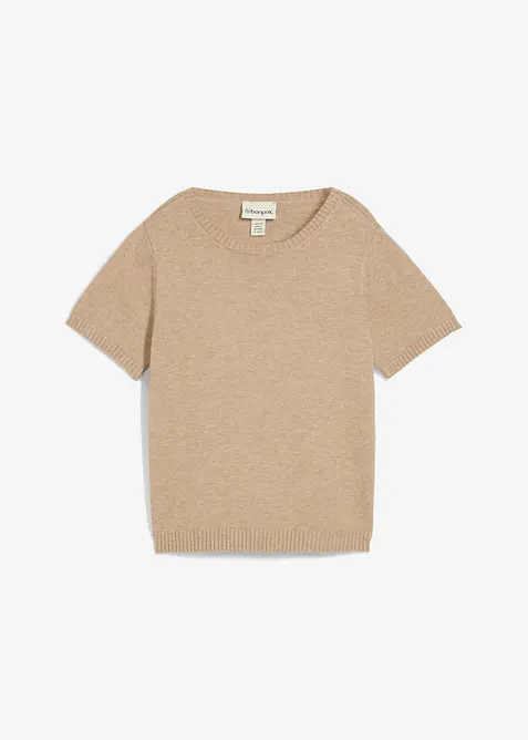 Svetr s krátkým rukávem, bonprix