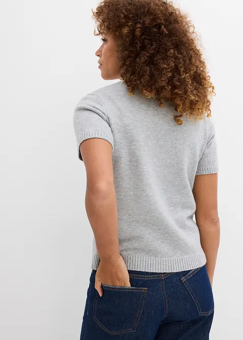 Svetr s krátkým rukávem, bonprix