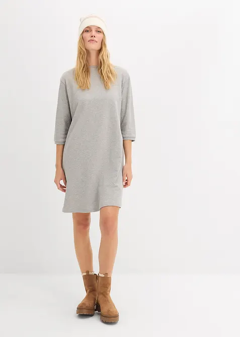 Rozšířené šaty z teplákoviny, bonprix