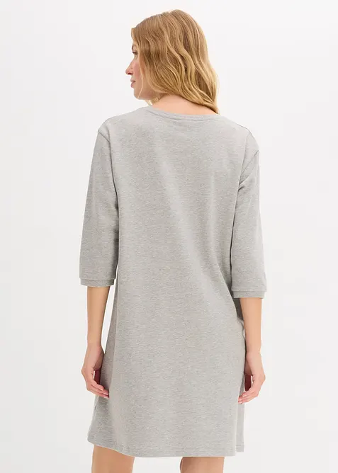 Rozšířené šaty z teplákoviny, bonprix