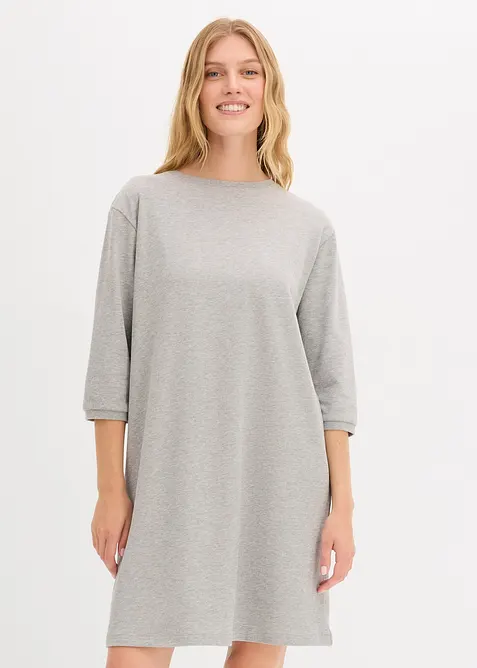 Rozšířené šaty z teplákoviny, bonprix