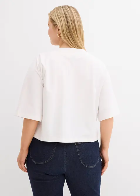 Oversize mikina z měkk&eacute; bavlněn&eacute; směsi, bonprix