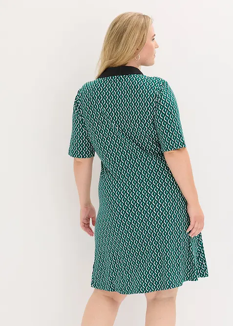 Pólo šaty v délce midi, bonprix