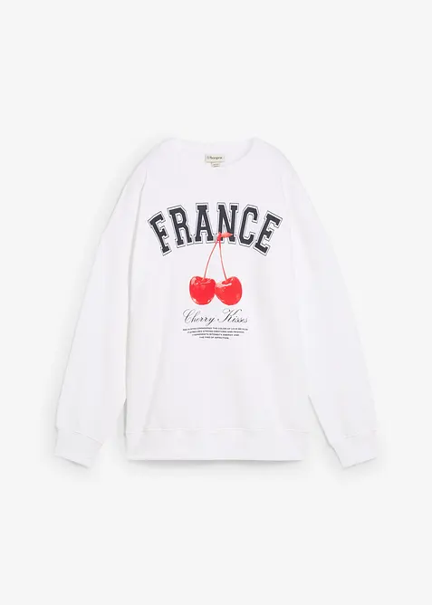 Oversize mikina z čist&eacute; organick&eacute; bavlny, bonprix